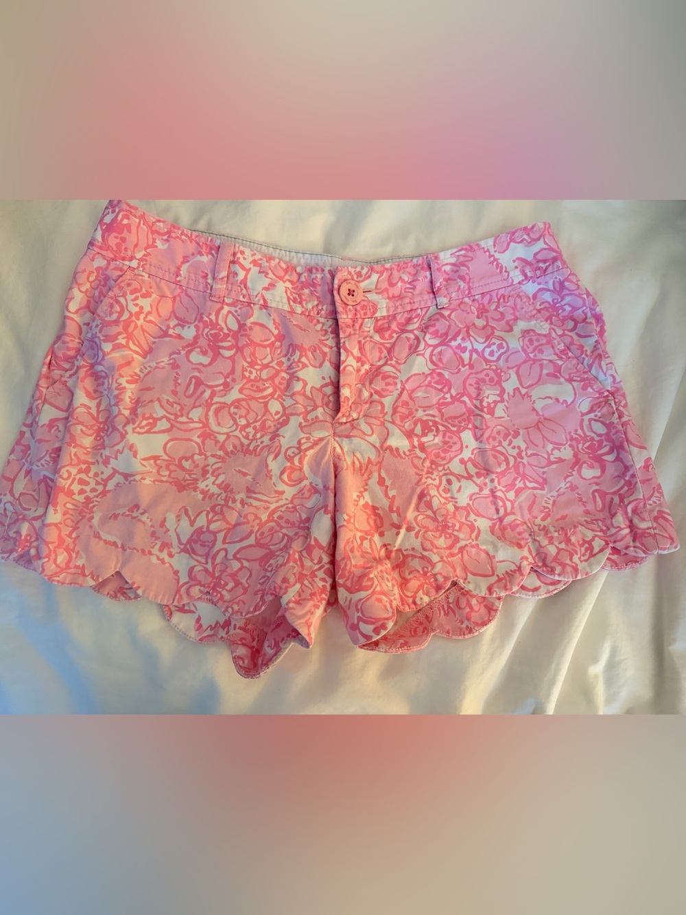Lilly Pulitzer Buttercup She’s A Fox Print Shorts